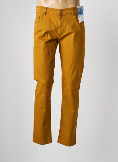 Pantalon slim stretch taille normale jaune M5 BY MEYER homme