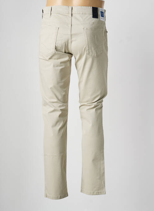 Pantalon slim stretch taille normale beige M5 BY MEYER homme