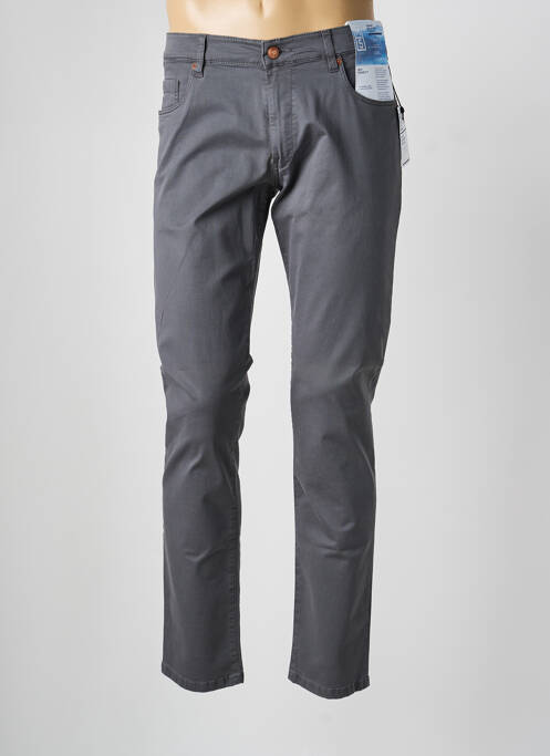 Pantalon slim stretch taille normale gris M5 BY MEYER homme