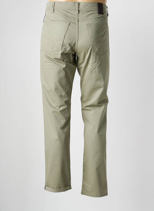 Pantalon slim tissage popeline taille normale vert M5 BY MEYER homme