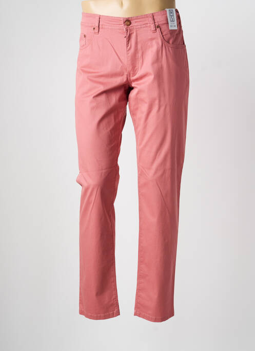 Pantalon slim tissage popeline taille normale rose M5 BY MEYER homme