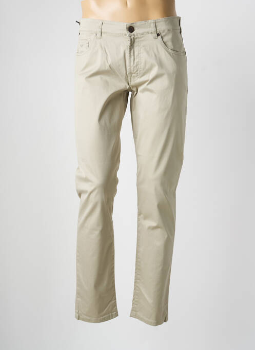 Pantalon slim tissage popeline taille normale vert MMX homme