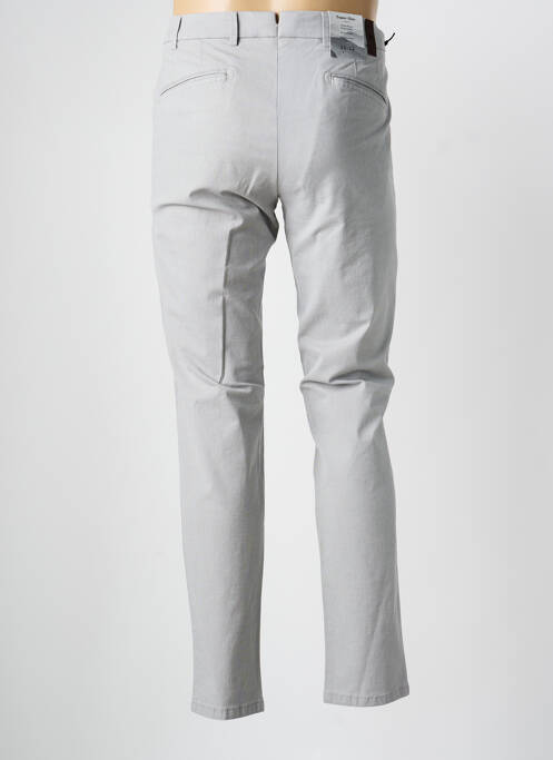 Pantalon chino tissage chiné taille normale gris MMX homme