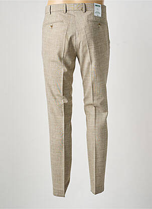 Pantalon chino tissage chiné taille normale vert MEYER homme