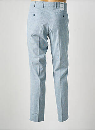 Pantalon chino imprimé imprimé prince de galle taille haute bleu MEYER homme