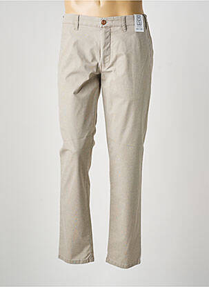 Pantalon chino tissage popeline taille normale beige M5 BY MEYER homme
