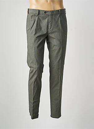 Pantalon chino tissage chiné taille normale vert MMX homme