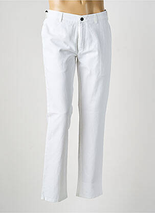 Pantalon chino stretch taille normale blanc MMX homme
