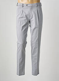 Pantalon chino tissage chiné taille normale gris MMX homme