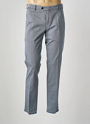 Pantalon chino tissage chiné taille normale bleu MMX homme