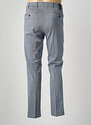 Pantalon chino tissage chiné taille normale bleu MMX homme