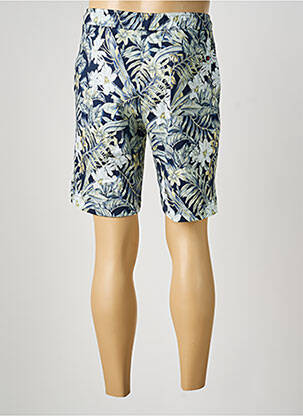 Bermuda taille élastique taille normale bleu DESOTO homme