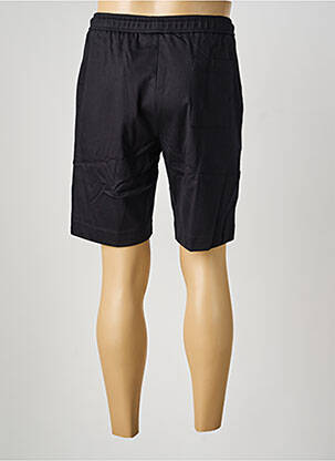 Bermuda taille élastique taille normale noir DESOTO homme