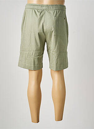 Bermuda taille élastique taille normale vert DESOTO homme