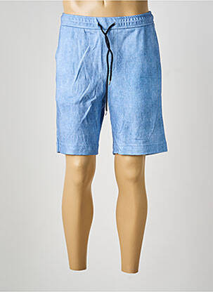 Bermuda taille élastique taille normale bleu DESOTO homme