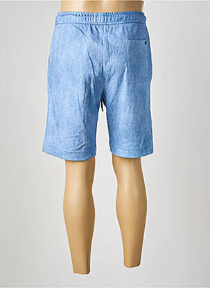 Bermuda taille élastique taille normale bleu DESOTO homme