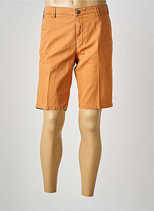 Bermuda taille à pinces taille normale orange MEYER femme
