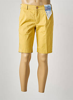 Bermuda taille à pinces taille normale jaune M5 BY MEYER homme