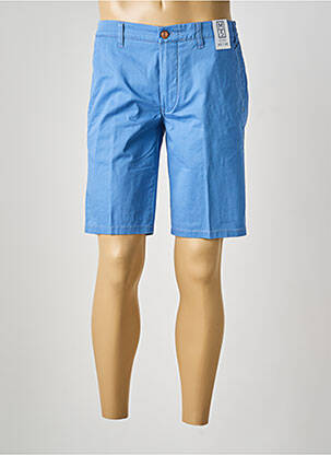 Bermuda taille à pinces taille normale bleu M5 BY MEYER homme