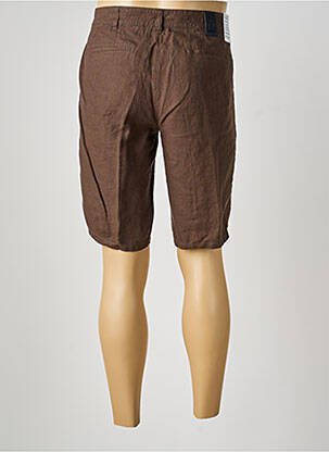 Bermuda taille à pinces taille normale marron M5 BY MEYER homme