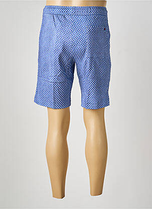 Bermuda taille élastique taille normale bleu DESOTO homme