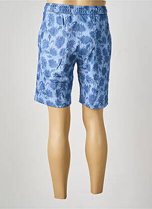 Bermuda taille élastique taille normale bleu DESOTO homme