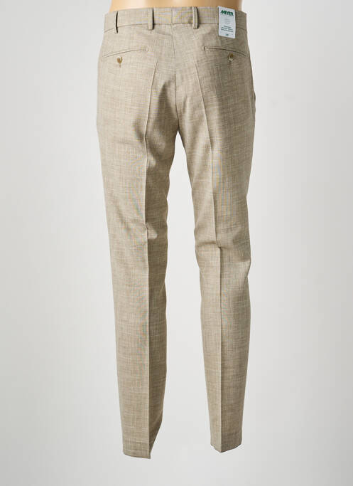 Pantalon chino tissage chiné taille normale vert MEYER homme