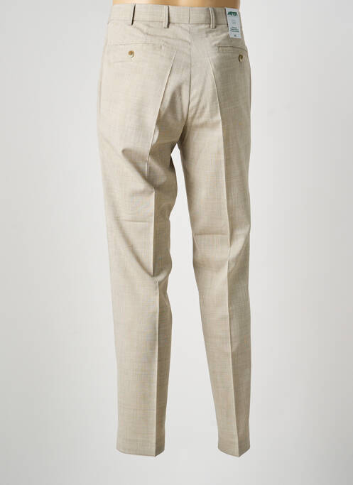 Pantalon chino tissage chiné taille normale beige MEYER homme