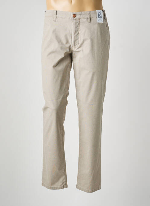 Pantalon chino tissage popeline taille normale beige M5 BY MEYER homme