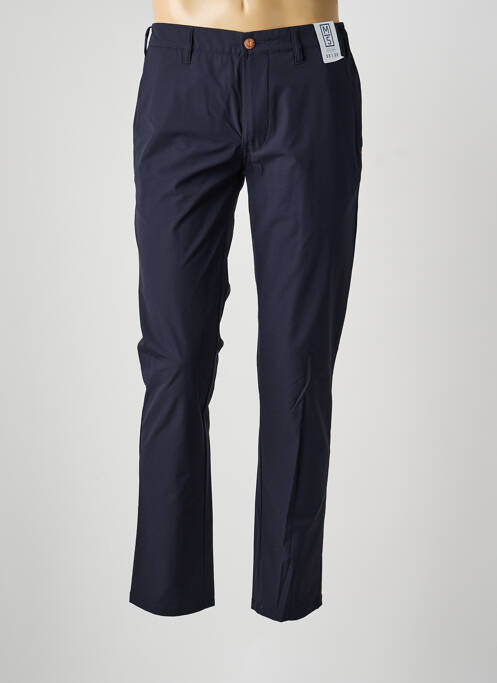 Pantalon chino tissage popeline taille haute bleu M5 BY MEYER homme