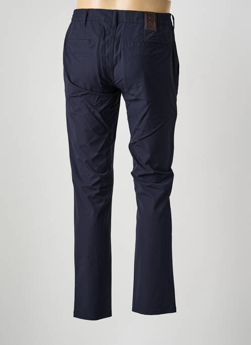 Pantalon chino tissage popeline taille haute bleu M5 BY MEYER homme