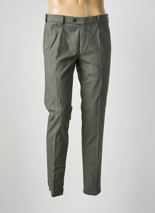 Pantalon chino tissage chiné taille normale vert MMX homme