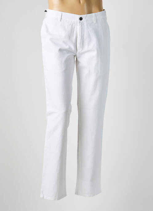Pantalon chino stretch taille normale blanc MMX homme