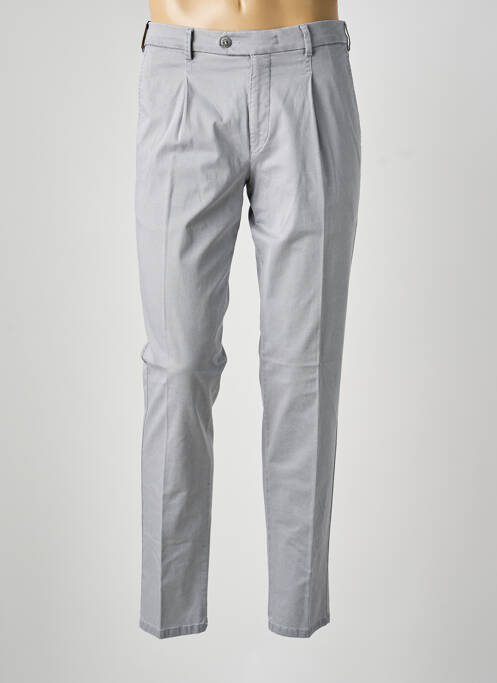 Pantalon chino tissage chiné taille normale gris MMX homme