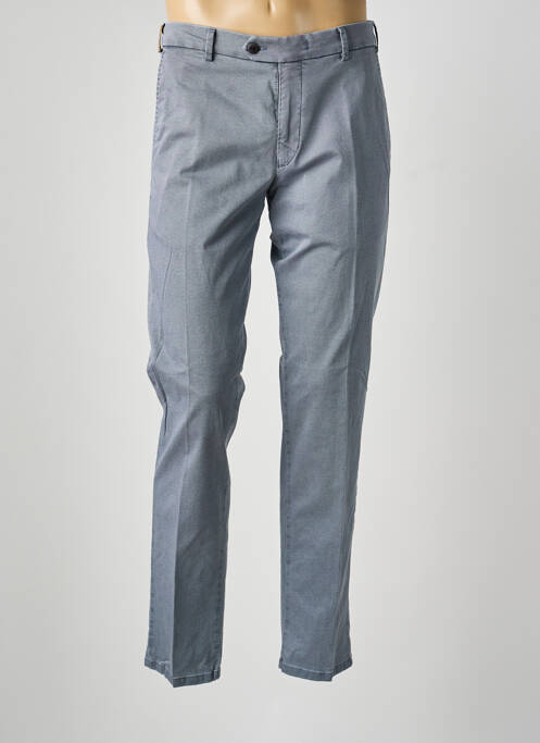 Pantalon chino tissage chiné taille normale bleu MMX homme