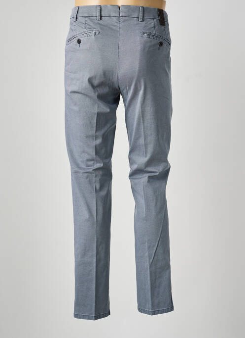 Pantalon chino tissage chiné taille normale bleu MMX homme
