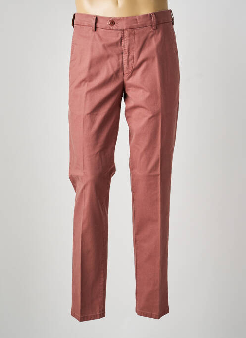 Pantalon chino tissage chiné taille normale orange MMX homme