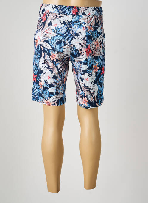 Bermuda taille élastique taille normale bleu DESOTO homme