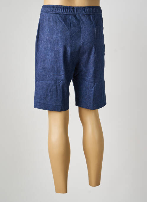 Bermuda taille élastique taille normale bleu DESOTO homme