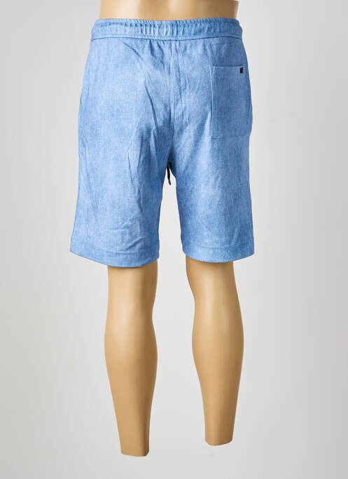 Bermuda taille élastique taille normale bleu DESOTO homme