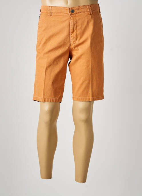 Bermuda taille à pinces taille normale orange MEYER femme