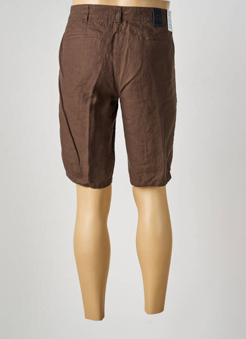 Bermuda taille à pinces taille normale marron M5 BY MEYER homme