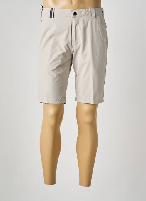 Bermuda taille à pinces taille normale beige MEYER homme