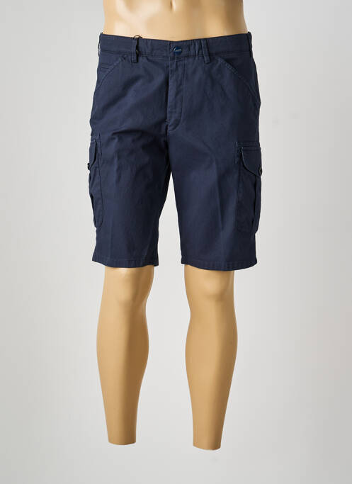 Bermuda bio taille normale bleu MEYER homme