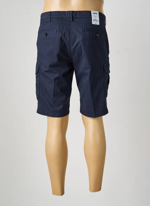 Bermuda bio taille normale bleu MEYER homme