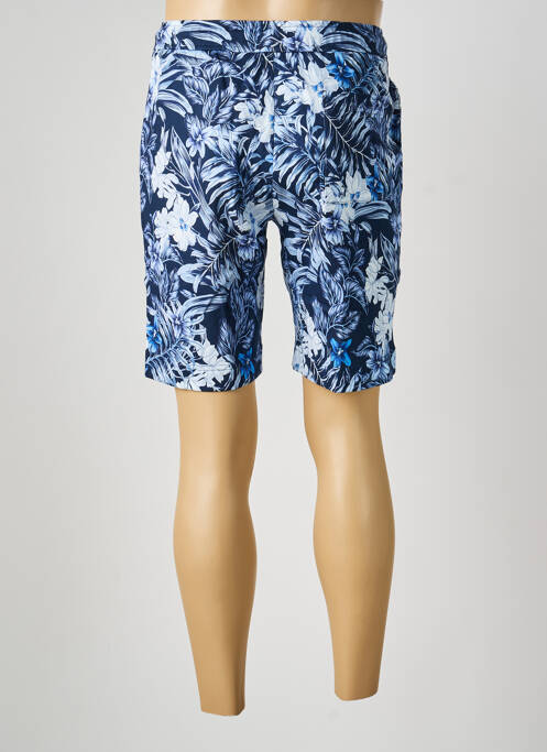 Bermuda taille élastique taille normale bleu DESOTO homme
