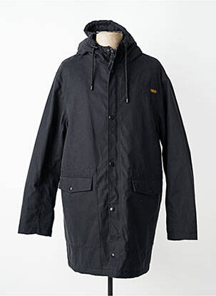 Parka manches longues a capuche noir DAYTONA homme