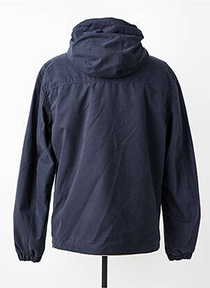 Parka manches longues a capuche bleu DAYTONA homme