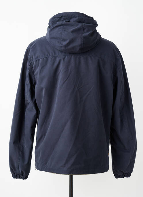 Parka manches longues a capuche bleu DAYTONA homme