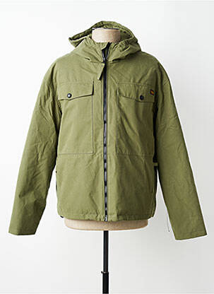 Parka manches longues a capuche vert DAYTONA homme